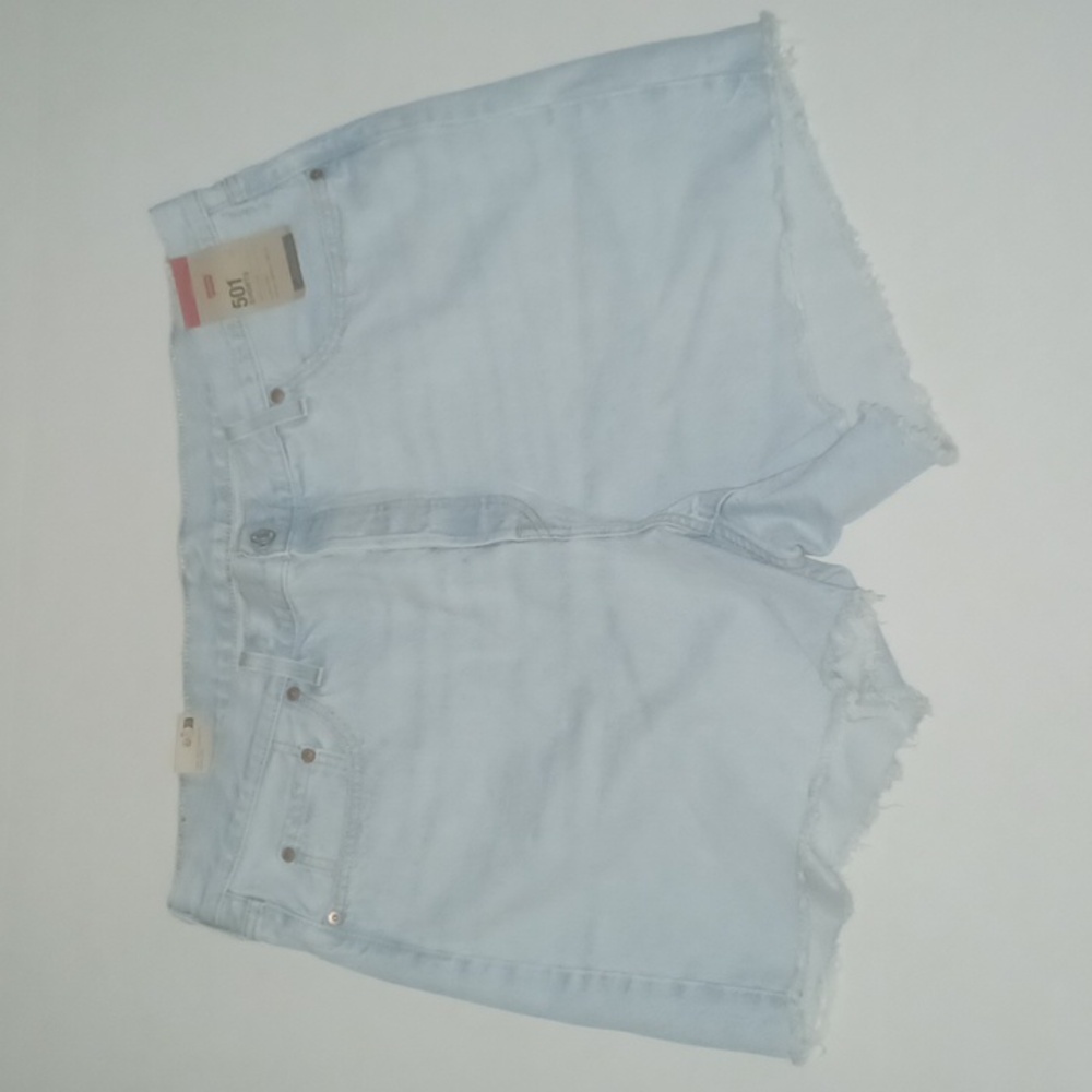Levi's Light Blue Denim Jean Shorts